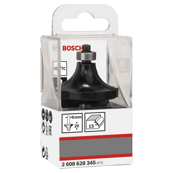 Bosch Abrundfräser mit Kugellager in Verpackung