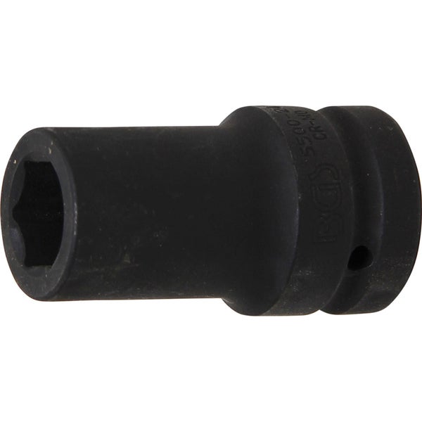 BGS Kraft-Steckschlüssel-Einsatz Sechskant tief Antrieb Innenvierkant 25 mm (1) SW 24 mm - 5500-24