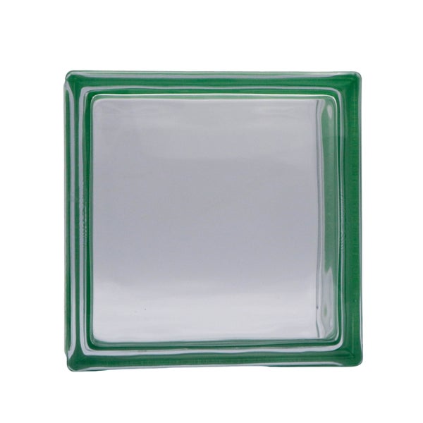 Quadratischer Glasbaustein für den Innenbereich