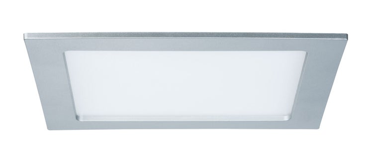 LED Einbaupanel IP44 eckig 220x220mm 16,5W 1450lm 4000K Chrom matt