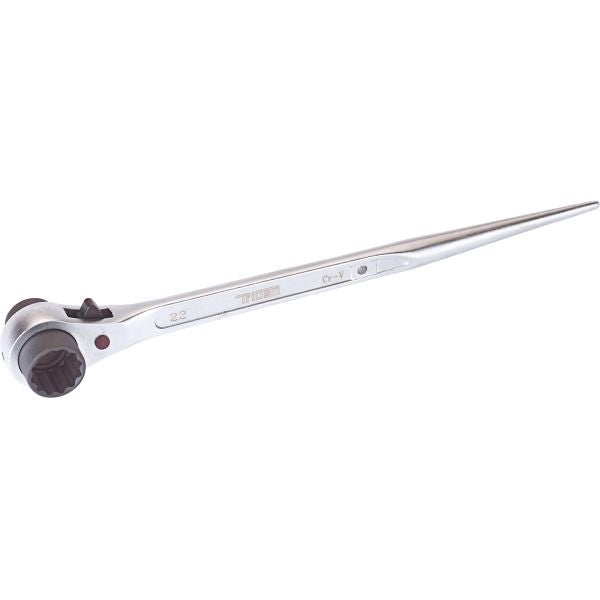 Triuso Ratschenschlüssel Gerüstbauer 19/22 mm Dachdecker, Premium - 1 Stück