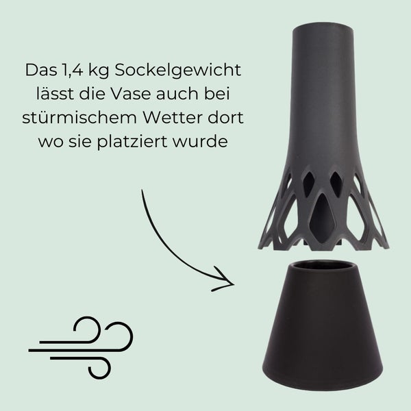 Sockelgewicht für eine Vase