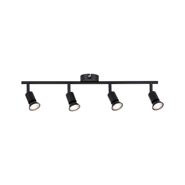 Spotlight Carolina GU10 230V max. 4x10W dimmbar Schwarz matt