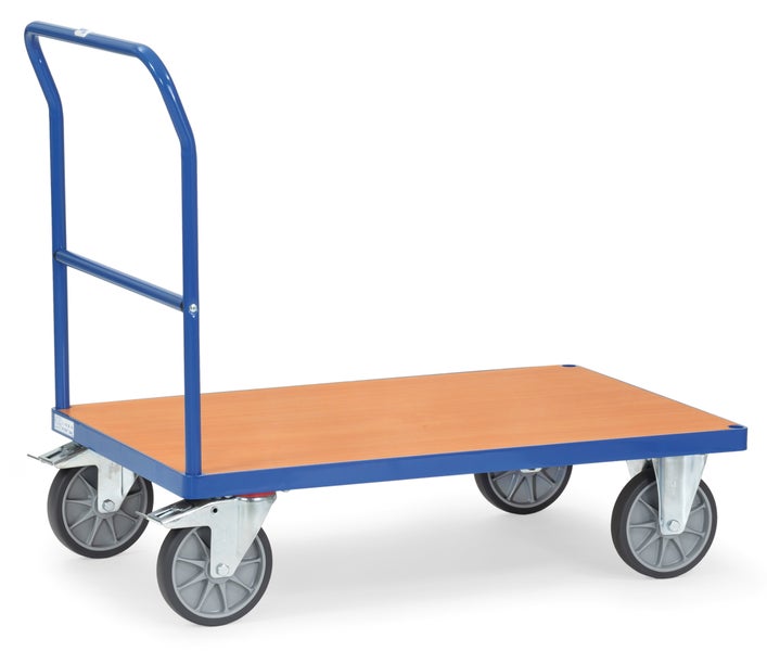 Transportwagen mit Holzplattform und Griff