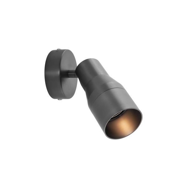 Moderner Deckenstrahler Gunmetal GU10 50 mm rund - Stanley