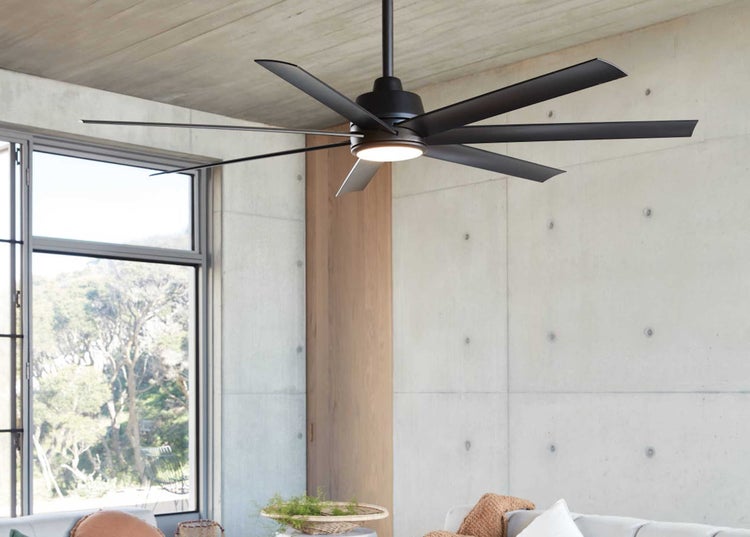 Atlanta Deckenventilator 142 cm mit LED Leuchte und Fernbedienung, 6 Geschwindigkeiten