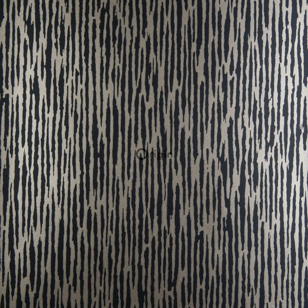 Origin Wallcoverings Tapete Tarnmuster Schwarz - 52 cm x 10.05 m - 307112