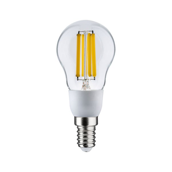 Eco-Line Filament 230V LED Tropfen E14 1er-Set 100mm 525lm 2,5W 3000K Klar