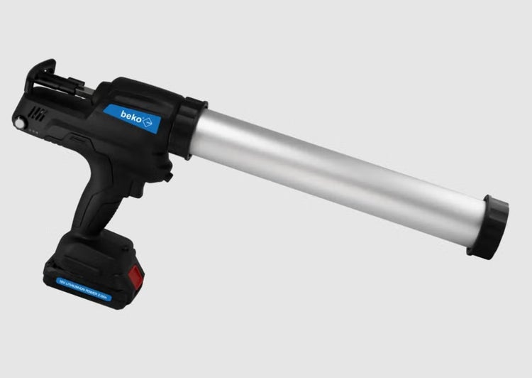 Beko Akku Kartuschenpistole mit 18 Volt Lithium Ionen Akku für Kartuschen und Beutel