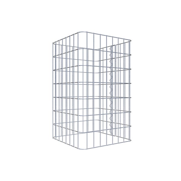 Gabionensäule 42 x 42 cm, MW 5 x 10 cm eckig - Höhe: 0,70 m