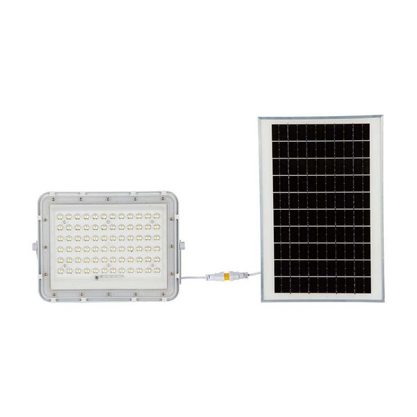 Weiße Solar-Flutlichter - 15W - IP65 - 1200 Lumen - 4000K