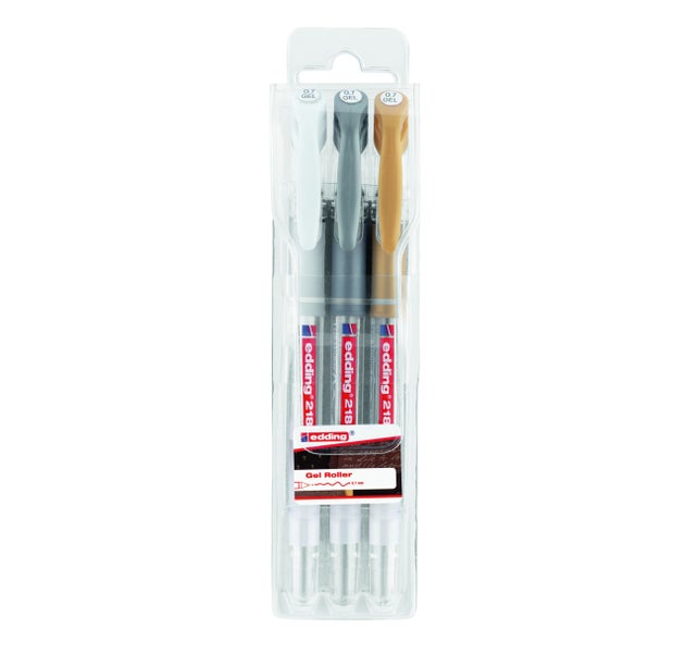 Edding Gelroller 2185 metallic 3er Set