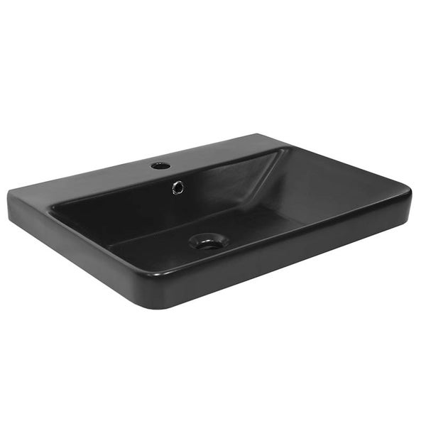 Rechteckiges Keramik Waschbecken