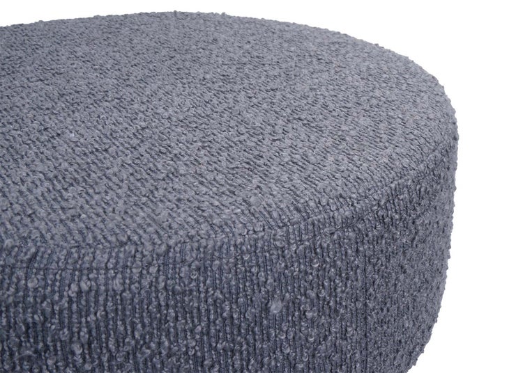 Runder Hocker mit Stoffbezug