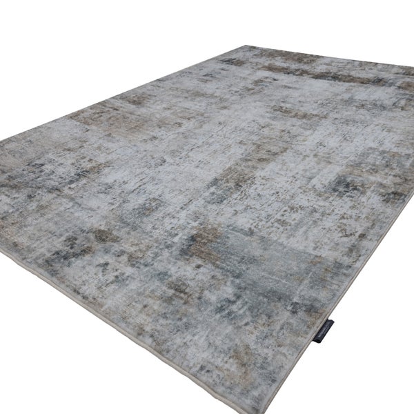 Rechteckiger Teppich im Vintage Design mit abstraktem Muster.
