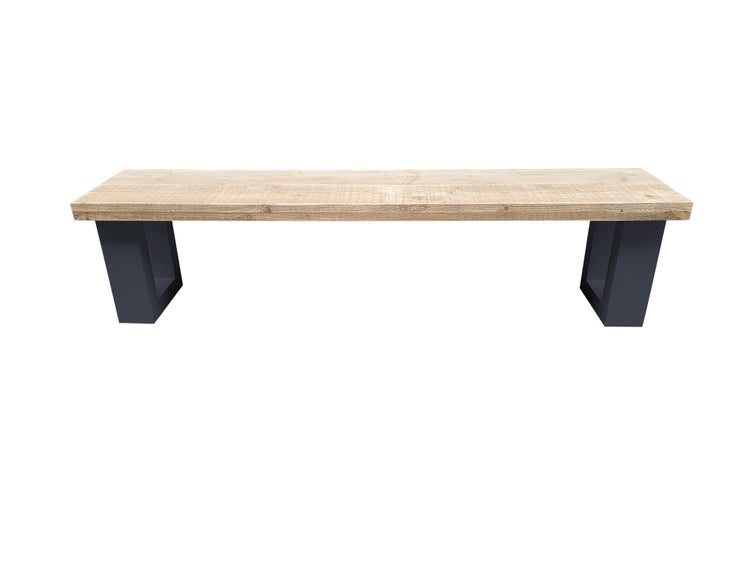 Wood4you - Gartenbank New England Gerüstholz Anthrazit 170 cm