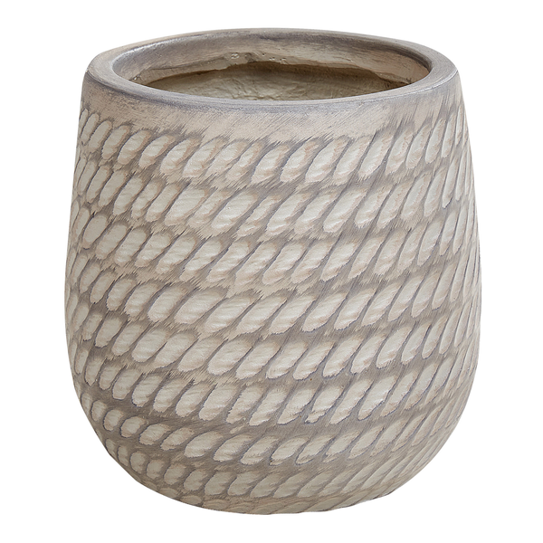 Blumenkübel LIVADIA 19 cm Taupe