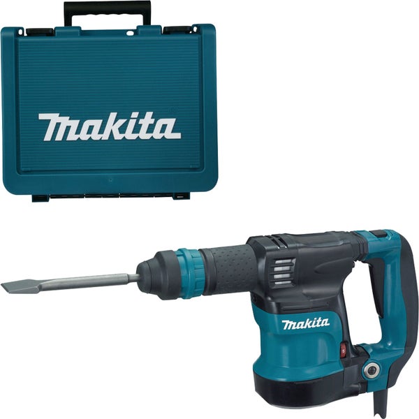 Makita Meißelhammer mit Flachmeißel und Transportkoffer.