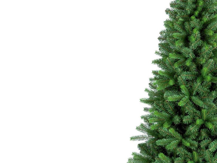 Künstlicher Weihnachtsbaum Laurin 150cm, Tannenbaum Christbaum Kunstbaum Dekobaum mit Metallständer