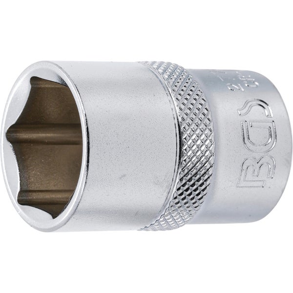BGS Steckschlüssel-Einsatz Sechskant Antrieb Innenvierkant 12,5 mm (1/2) SW 3/4 - 2776