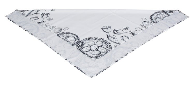 FRANK FLECHTWAREN | Tischdecke Moderne Ostern, POLYESTER, 85 x 85 cm