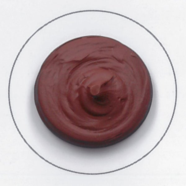 Farbmuster einer Spachtelmasse