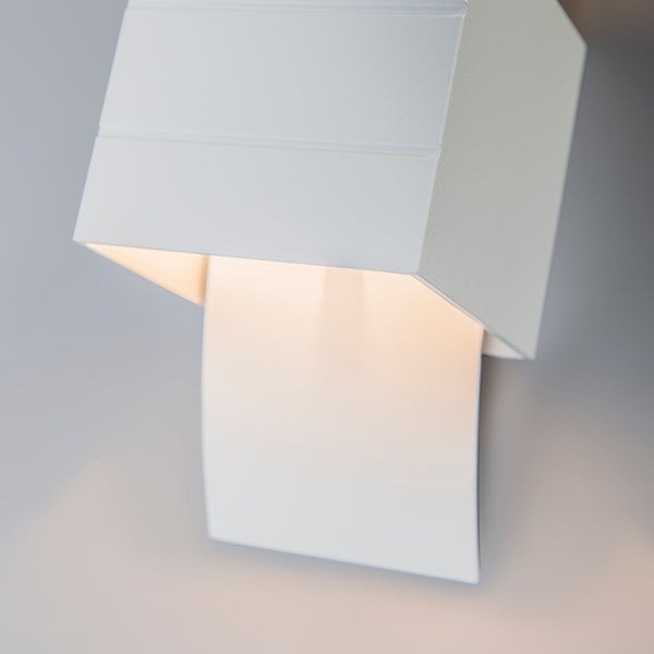 Set aus 2 modernen Wandleuchten weiß - Amy