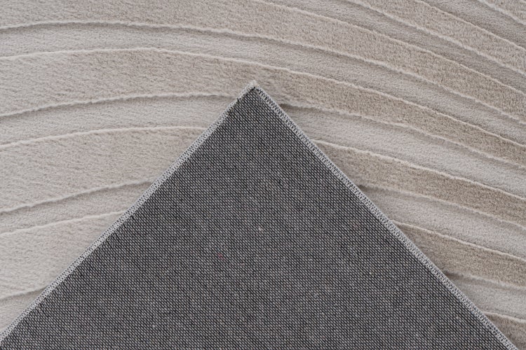 Teppich mit Struktur und texturierter Oberfläche, Detailaufnahme der Rückseite