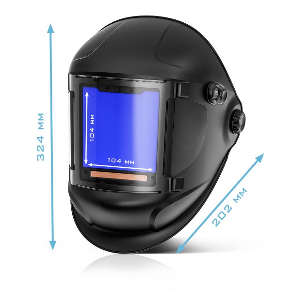 STAHLWERK Schweißhelm TITAN 3-in-1 Automatik-Schweißerhelm Schweißermaske