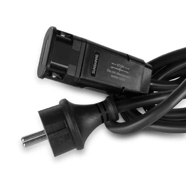 Sunshare PV Solarkabel mit Stecker und Schutzkontaktstecker fuer Photovoltaikanlagen