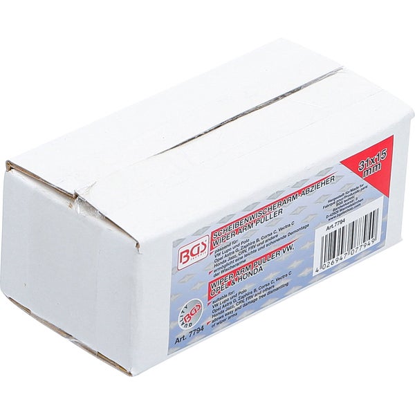 Verpackung eines Scheibenwischerarm Abziehers