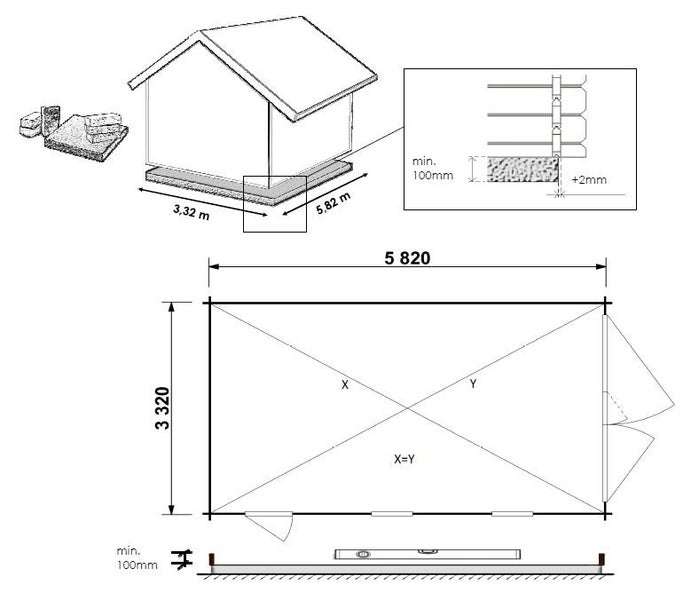 Schwerlastregal mit vier Regalböden und Gewichten von 265 kg auf jedem Boden