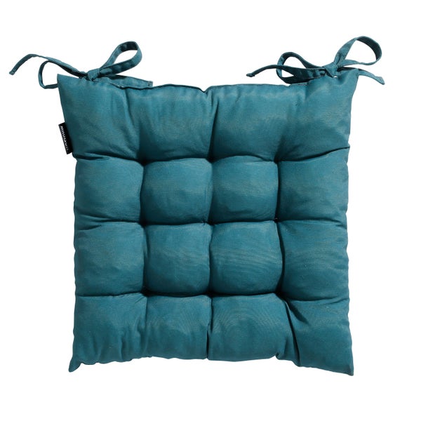 Sitzkissen Panama seeblau - Ca. 46x46 cm - 4er-Set