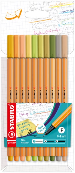 STABILO Fineliner point 88® 10er Set