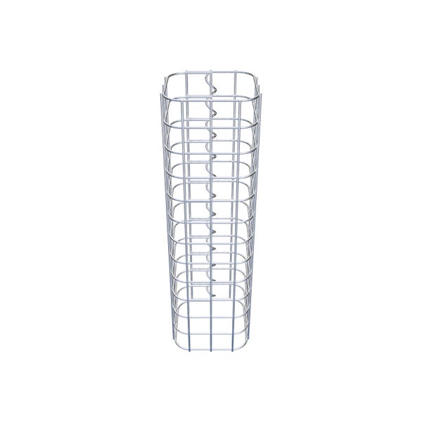 Gabionensäule 17 x 17 cm, MW 5 x 5 cm eckig - Höhe: 0,60 m