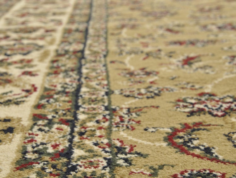 Gewebter Teppich im Orient-Design Hamadan Sand 80x250 cm