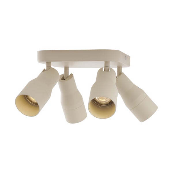 Deckenleuchte mit vier Strahlern