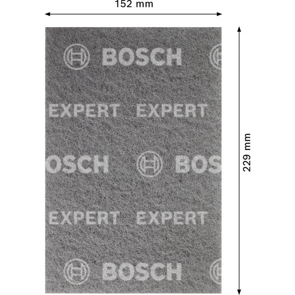 Bosch 20x Expert N880 Vliespad zum Handschleifen 152 x 229 mm ultrafein S - 2608901216