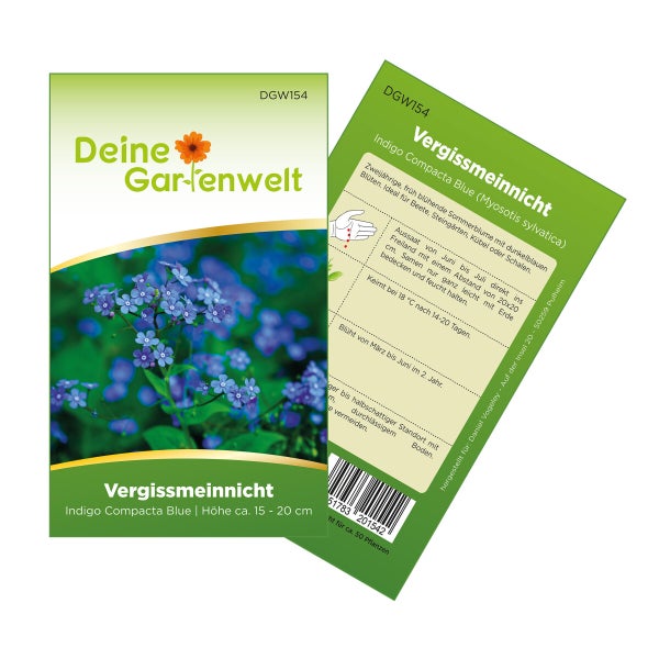 Vergissmeinnicht Indigo Compacta Blue Samen von Deine Gartenwelt