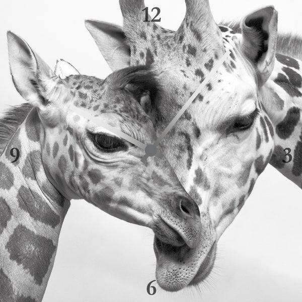Wanduhr | Uhr | Tiermotiv | Giraffe | Acrylglas | CL0422-AGP 30x30cm