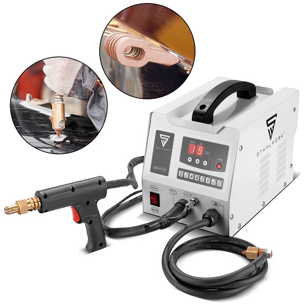 STAHLWERK CBR-90 ST Induktionserhitzer mit Bedienfeld, Pistole und Induktionsschleife