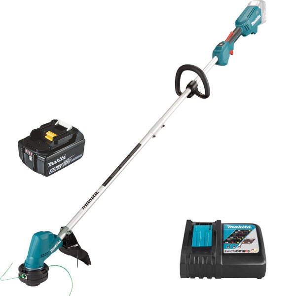 Makita DUR192LRT1 Akku-Rasentrimmer 18V / 1x 5,0 Ah Akku + Ladegerät