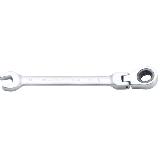 BGS Ratschenring-Maulschlüssel abwinkelbar SW 11 mm - 6711
