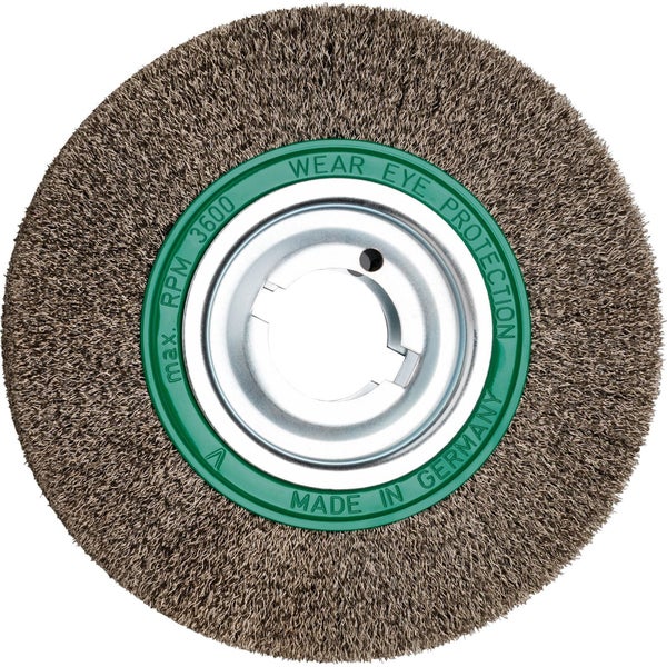 Drahtbürste für die Bohrmaschine, maximal 3600 Umdrehungen pro Minute, hergestellt in Deutschland