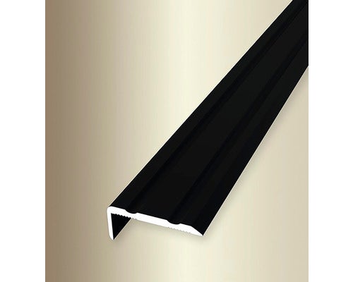 Winkelprofil 236 SK 24,5x10x2 mm Alu pulverbeschichtet schwarz 270 cm