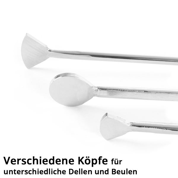 STAHLWERK Ausbeulwerkzeug 8er Set Kfz Smart Repair Ausbeuleisen Ausbeulstangen