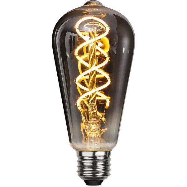 LED Filament Lampe E27 ST64 Spiral 2W 45lm 2100K dimmbar Einerpack