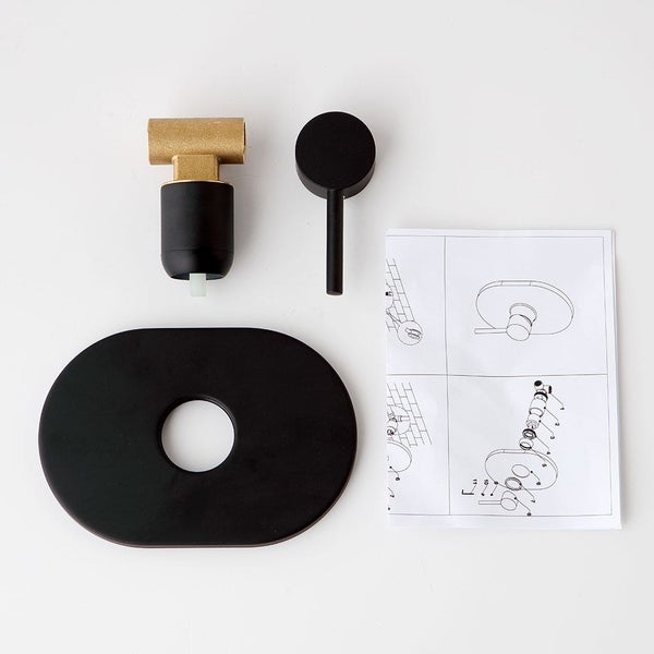 Aufputz-Badezimmerarmatur Set mit Montageanleitung