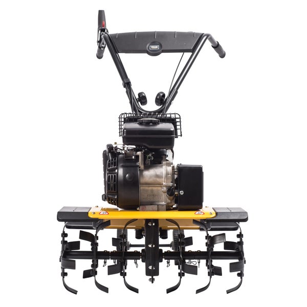 Benzin Gartenfräse Texas Lilli 365TG – 60 cm Arbeitsbreite, 78,5 cm³ Motor, Rückwärtsgang, Bodenhacke mit Pflug und Rädersatz