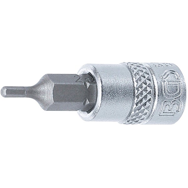 BGS Bit-Einsatz Antrieb Innenvierkant 6,3 mm (1/4) Innensechskant 2 mm - 5153